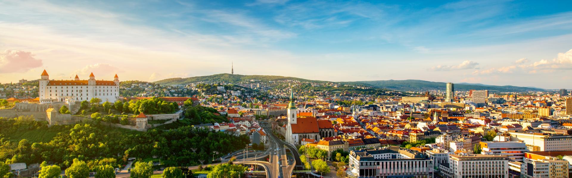 Image de fond qui montre un paysage du pays Slovaquie