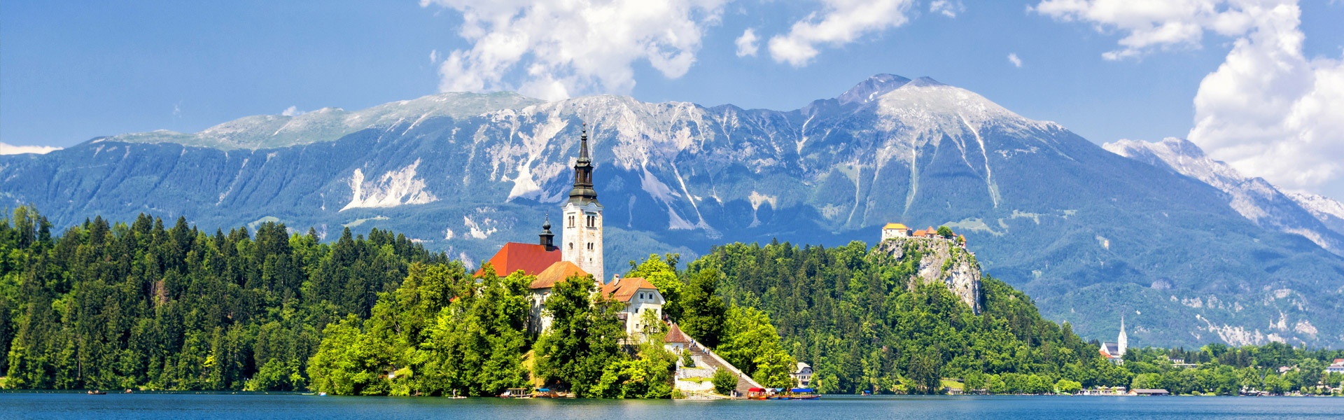 Image de fond qui montre un paysage du pays Slovénie