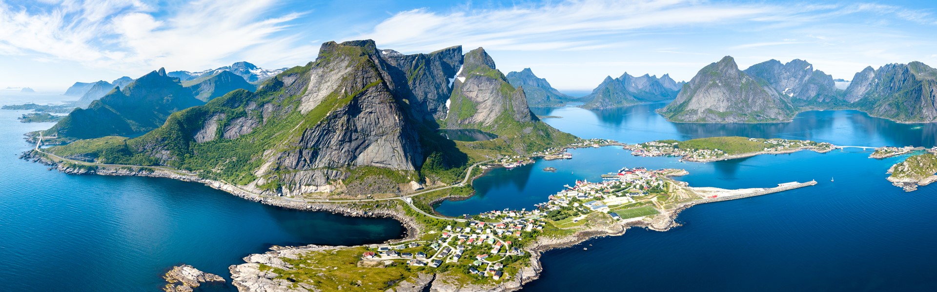 Image de fond qui montre un paysage du pays Norvège