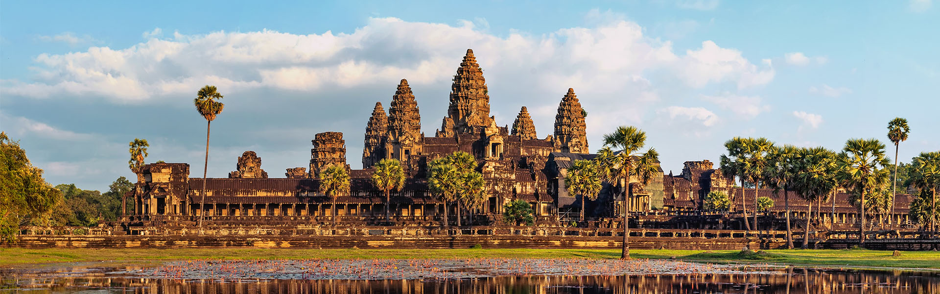 Image de fond qui montre un paysage du pays Cambodge