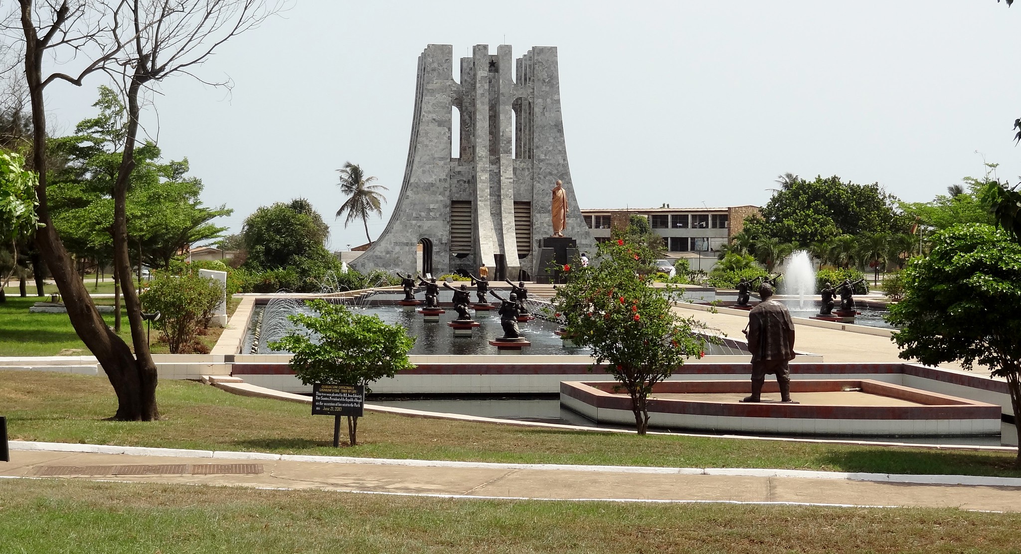 Image de fond qui montre un paysage du pays Ghana